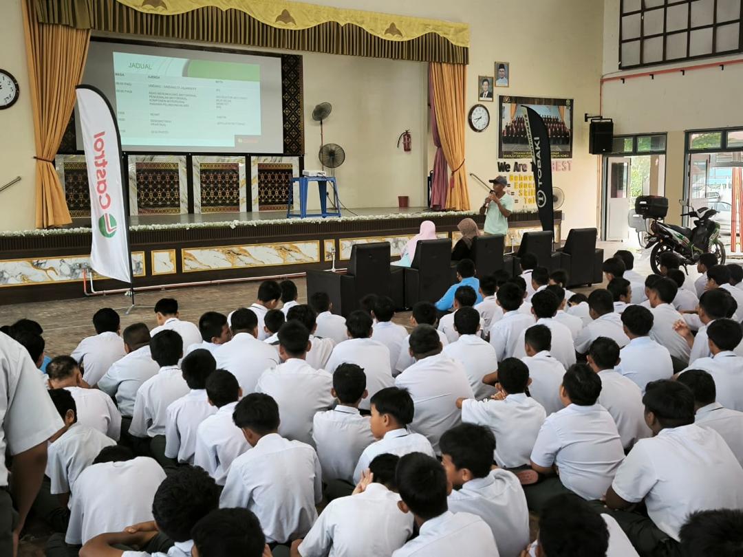 Castrol Back to School Program with PPD Pulau Pinang | Defensive Riding Awareness for Students